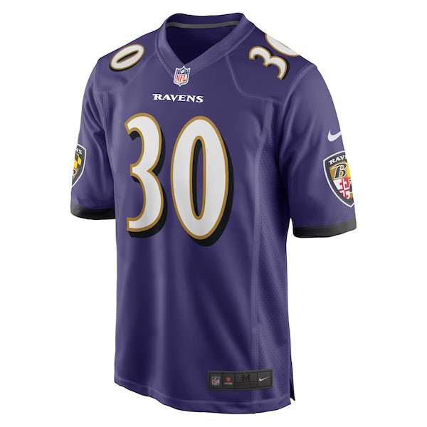 Trenton Simpson Baltimore Ravens Nike Game Jersey - Purple