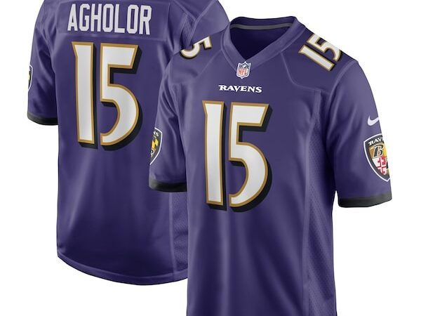 Nelson Agholor Baltimore Ravens Nike Game Jersey - Purple