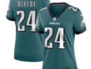 Andrew Mukuba Philadelphia Eagles Nike Women's Team Game Jersey - Midnight Green