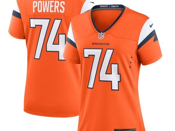 Ben Powers Denver Broncos Nike Women's Team Game Jersey -  Orange