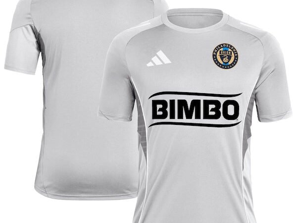 Philadelphia Union adidas 2025 Training Jersey - Silver