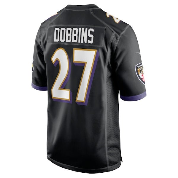 J.K. Dobbins Baltimore Ravens Nike Game Jersey - Black/Purple/White