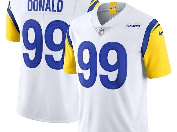Aaron Donald Los Angeles Rams Nike Alternate Vapor Limited Jersey - White/Royal