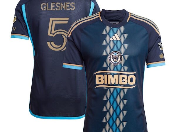 Jakob Glesnes Philadelphia Union adidas 2024 The XV Kit Authentic Player Jersey – Navy