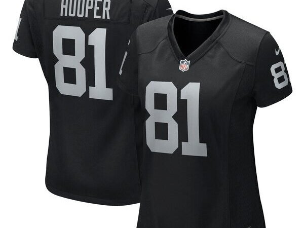 Austin Hooper Las Vegas Raiders Nike Women's Team Game Jersey -  Black