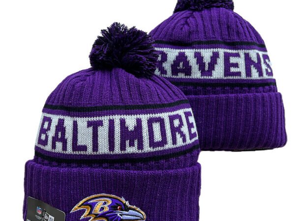 BALTIMORE RAVENS KNIT HAT