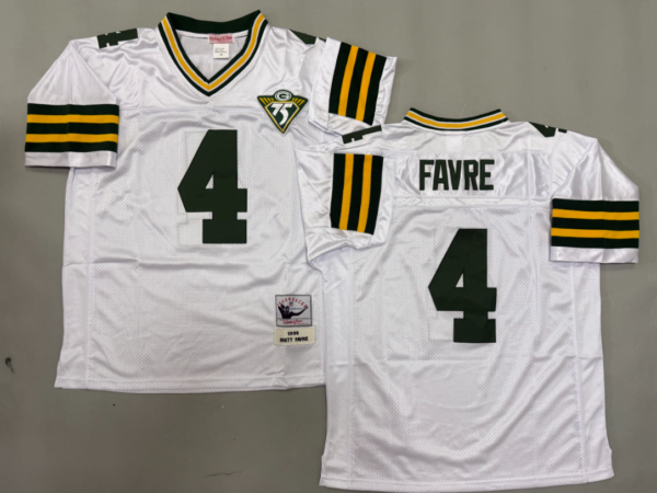Brett Favre Green Bay Packers Authentic Throwback Retired Player Jersey
