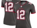 Tom Brady Tampa Bay Buccaneers Nike Women's Alternate Legend Jersey - Pewter/Red
