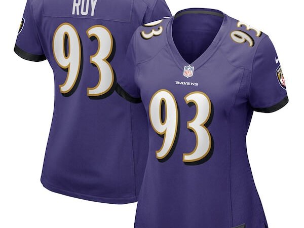 Bravvion Roy Baltimore Ravens Nike Women's  Game Jersey -  Purple