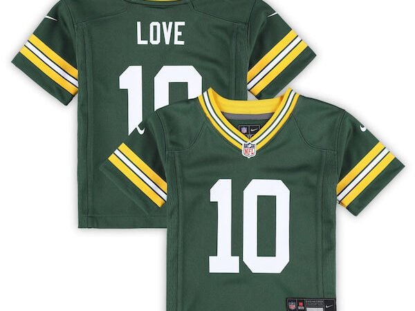 Jordan Love Green Bay Packers Nike Toddler Game Jersey - Green