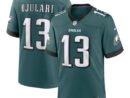 Azeez Ojulari Philadelphia Eagles Nike Team Game Jersey - Midnight Green