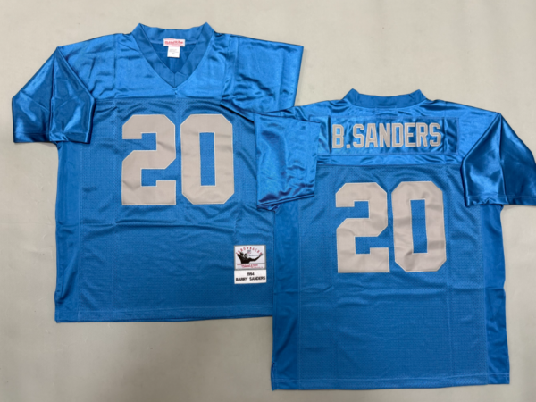 Barry Sanders Detroit Lions Authentic Throwback Retired Player Jersey