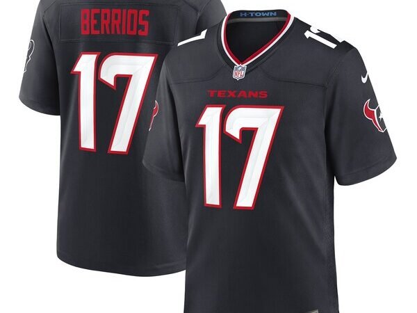Braxton Berrios Houston Texans Nike Team Game Jersey -  Navy