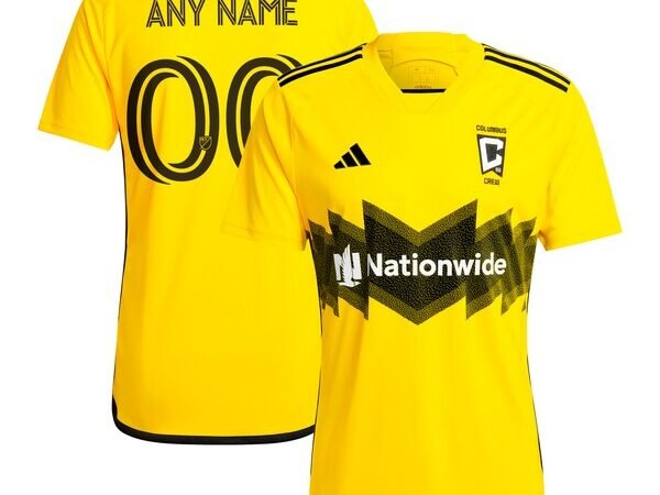 Columbus Crew adidas 2024 The Home Kit Replica Custom Jersey - Yellow