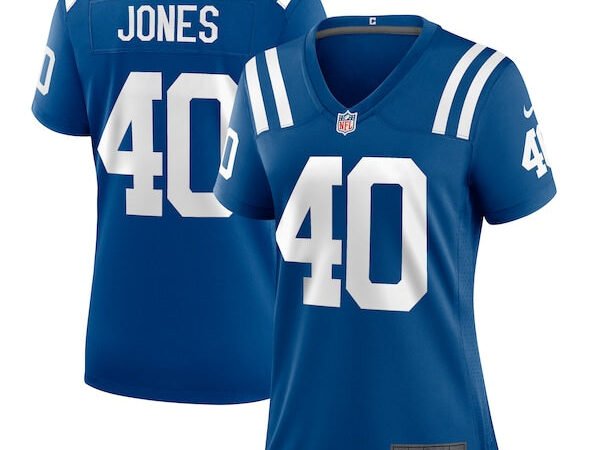 Jaylon Jones Indianapolis Colts Nike Women's Team Game Jersey - Royal