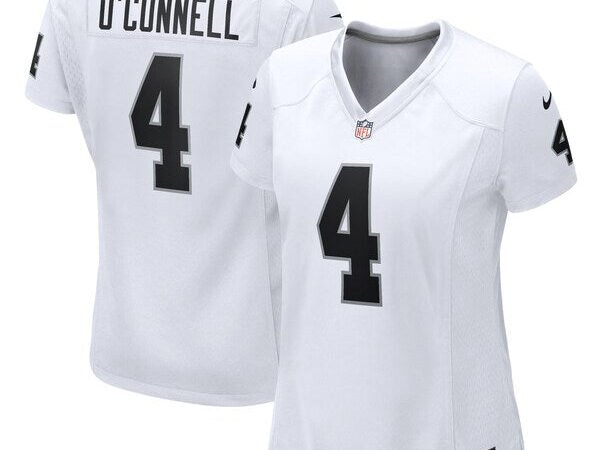 Aidan O'Connell Las Vegas Raiders Nike Women's Game Jersey - White/Black