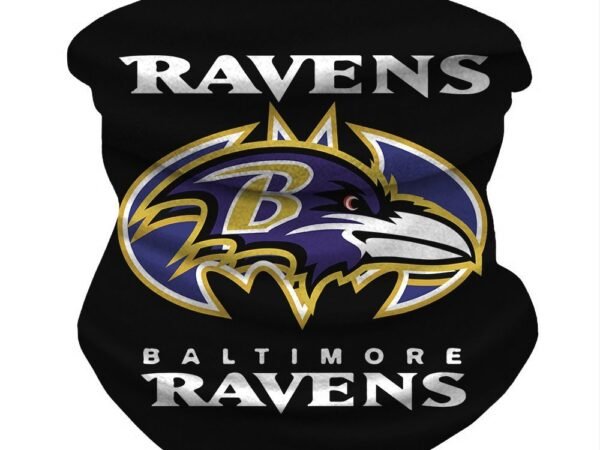 BALTIMORE RAVENS FACE MASK BANDANAS
