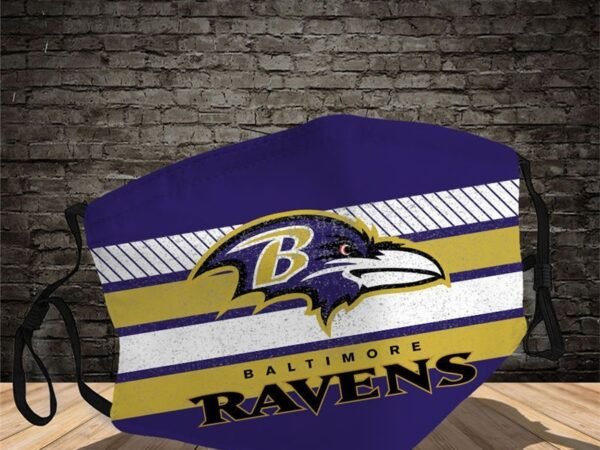 BALTIMORE RAVENS FACE MASK