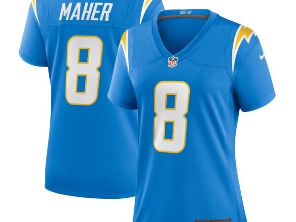 Brett Maher Los Angeles Chargers Nike Women's Team Game Jersey -  Powder Blue