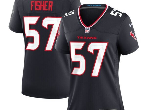 Blake Fisher Houston Texans Nike Women's Team Game Jersey -  Navy