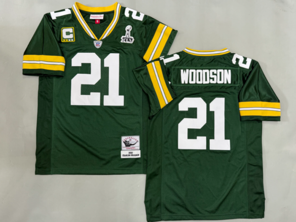 Charles Woodson Green Bay Packers Authentic Throwback Retired Player Jersey