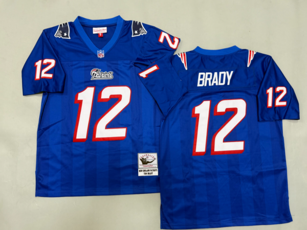 Tom Brady New England Patriots Authentic Throwback Retired Player Jersey