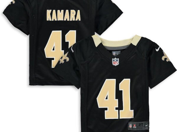 Alvin Kamara New Orleans Saints Nike Toddler Game Jersey - Black