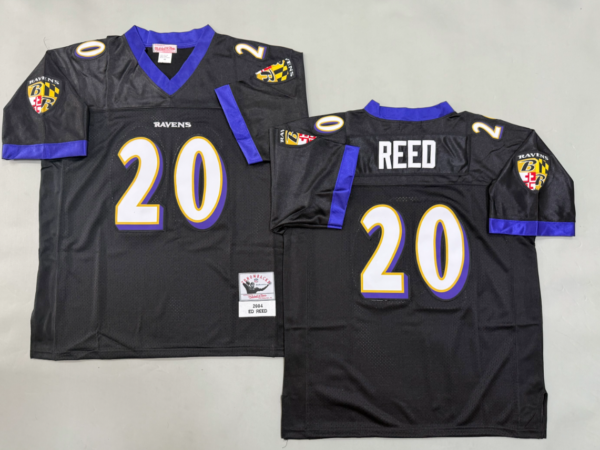 Ed Reed Baltimore Ravens Authentic Throwback Retired Player Jersey