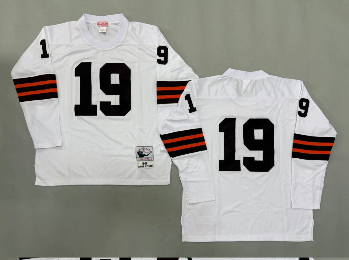 Bernie Kosar Cleveland Browns Authentic Throwback Retired Player Jersey