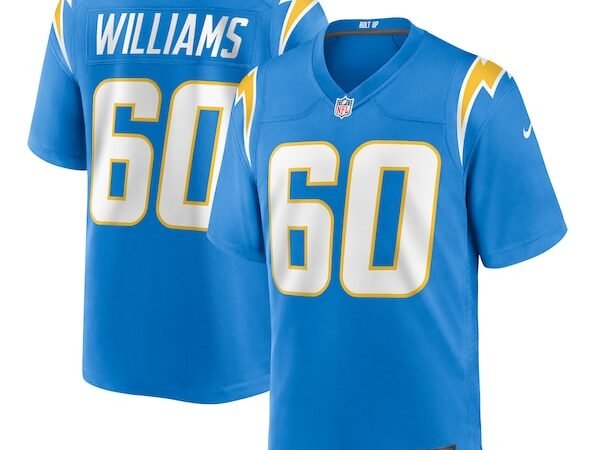 Bucky Williams Los Angeles Chargers Nike Team Game Jersey -  Powder Blue