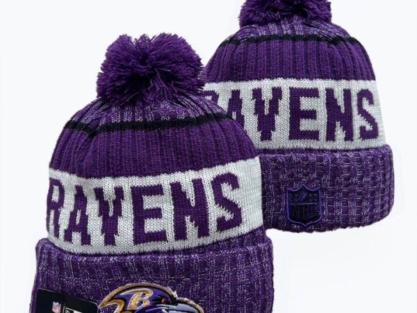 BALTIMORE RAVENS KNIT HAT