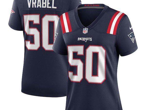 Mike Vrabel New England Patriots Nike Women's Game Retired Player Jersey - Navy