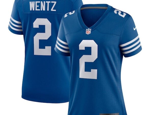 Carson Wentz Indianapolis Colts Nike Women's Alternate Game Jersey - Royal/White