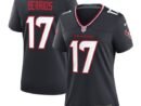 Braxton Berrios Houston Texans Nike Women's Team Game Jersey -  Navy