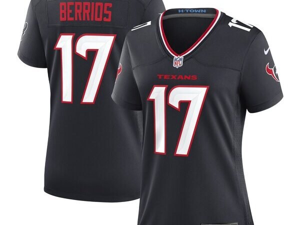 Braxton Berrios Houston Texans Nike Women's Team Game Jersey -  Navy