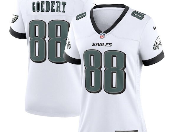Dallas Goedert Philadelphia Eagles Nike White Game Jersey - White/Black/Green
