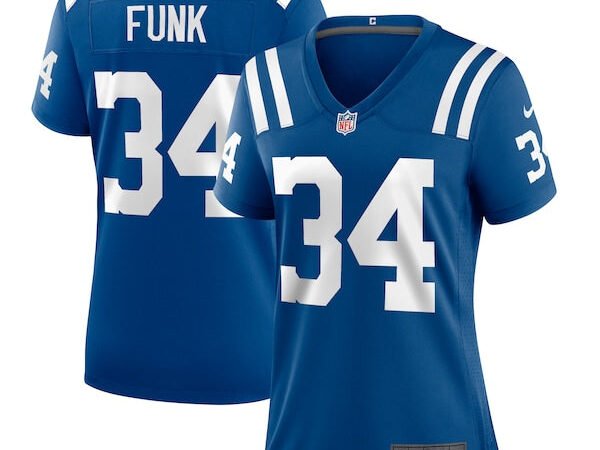 Jake Funk Indianapolis Colts Nike Women's Team Game Jersey - Royal