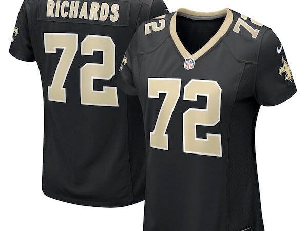Asim Richards New Orleans Saints Nike Women's Team Game Jersey -  Black