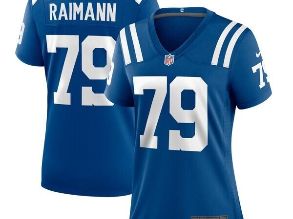 Bernhard Raimann Indianapolis Colts Nike Women's Player Game Jersey - Royal