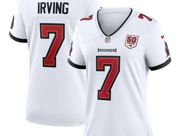 Bucky Irving Tampa Bay Buccaneers Nike Women's 50th Season White Game Jersey - White