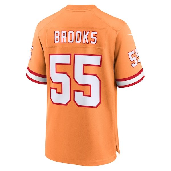 Derrick Brooks Tampa Bay Buccaneers Nike 50th Season Game Jersey - Creamsicle/Red