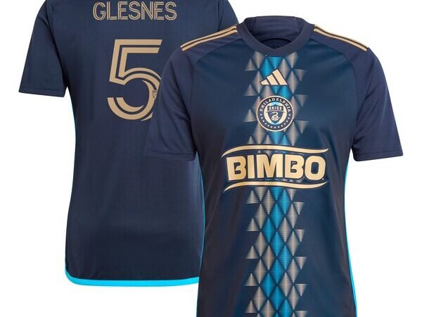 Jakob Glesnes Philadelphia Union adidas 2024 The XV Kit Replica Player Jersey – Navy