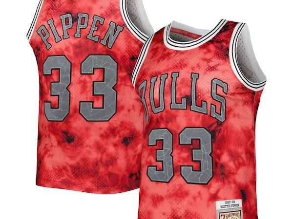 Scottie Pippen Chicago Bulls 1997/98 Galaxy Swingman Jersey - Red