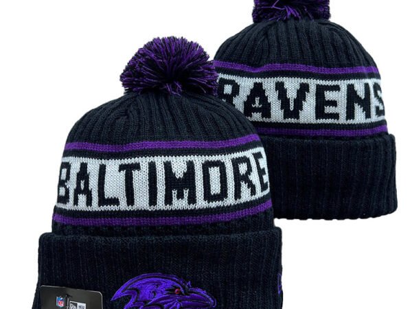 BALTIMORE RAVENS KNIT HAT
