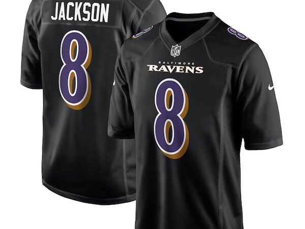 Lamar Jackson Baltimore Ravens Nike Fashion Jersey - Carbon Black