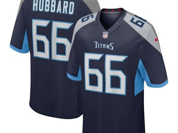 Chris Hubbard Tennessee Titans Nike Team Game Jersey -  Navy