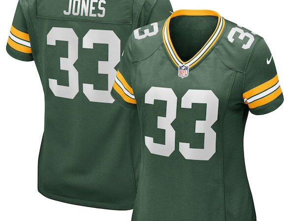 Aaron Jones Green Bay Packers Nike Women's Game Jersey - Green