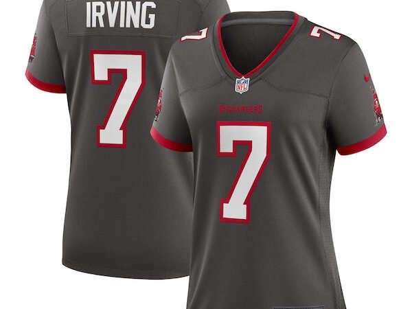Bucky Irving Tampa Bay Buccaneers Nike Women's Alternate Game Jersey -  Pewter/Red/White