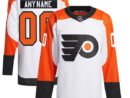 Philadelphia Flyers adidas Away Primegreen Authentic Custom Jersey - White