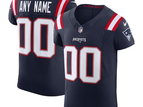 New England Patriots Nike Vapor F.U.S.E. Elite Custom Jersey - Navy
